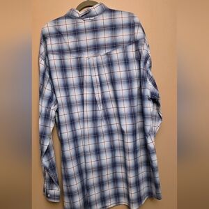 Men's Blue Roper 3xl Plaid Shirt